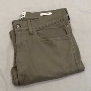 Flint & Tinder 365 Slim Pants - Size 31 - Sage color